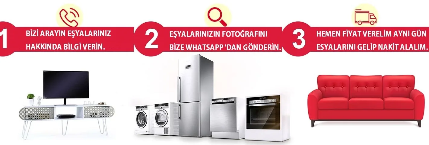 Konya'da ikinci el eşya alımı ve satımı — beyaz eşya, mobilya ve elektronik